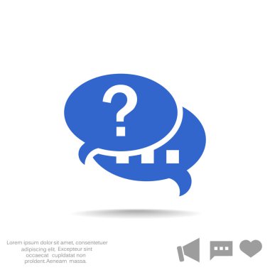 konuşma balonları simgesi