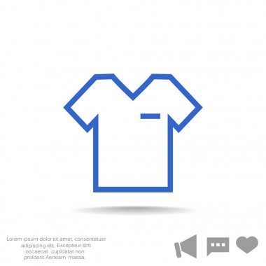 T-shirt web simgesi