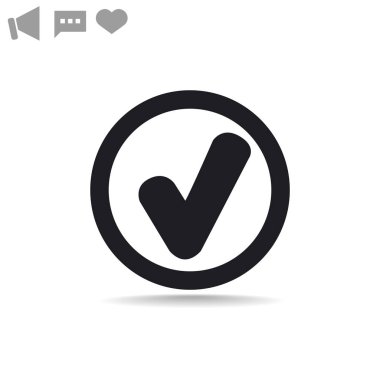 Onay işareti web simgesi