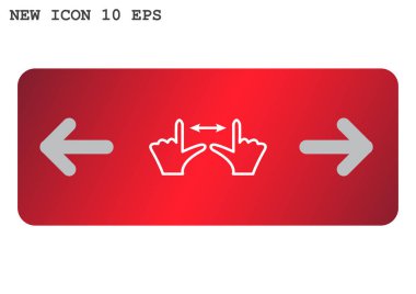 İşlem basit web simgeye dokunun