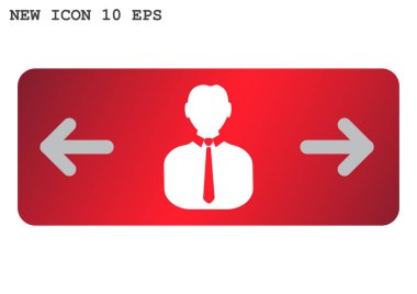 işadamı web simgesi. 