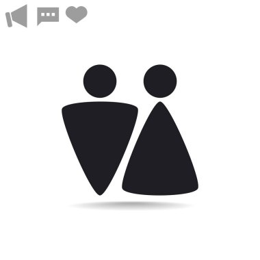  WC işareti web simgesi