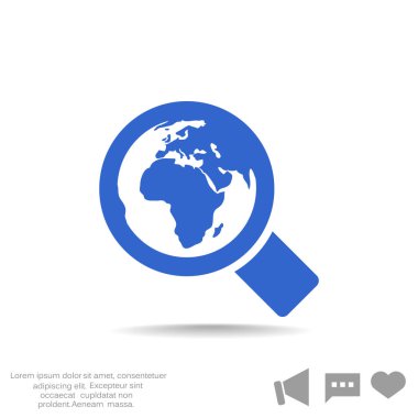 Basit büyüteç simgesini