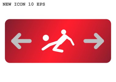 Futbol oyuncu siluet