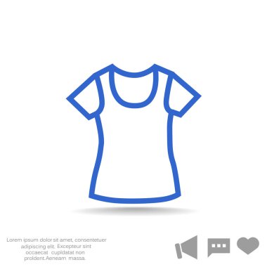 T-shirt web simgesi