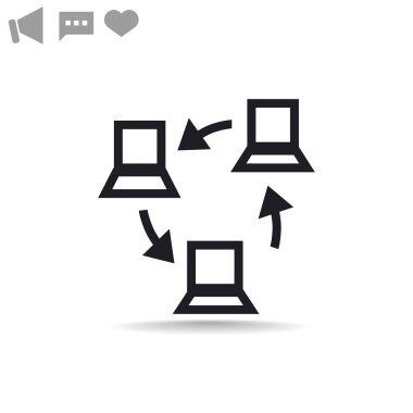 Bilgi değişimi simgesi