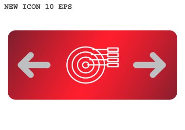 Yüzde kavramı yuvarlak web simgesi