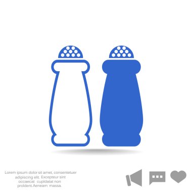  Tuz ve biber web simgesi. 