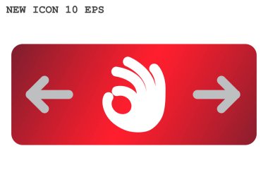  ok işareti web simgesi.