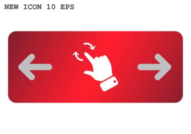 Dokunmatik ekran web simgesi. 