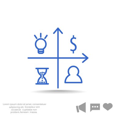 İş basit web simgesi