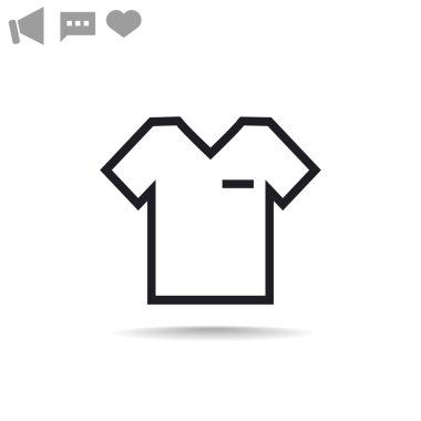 T-shirt web simgesi