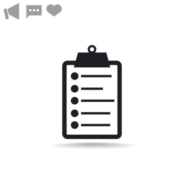 Pano basit simgesine listesi