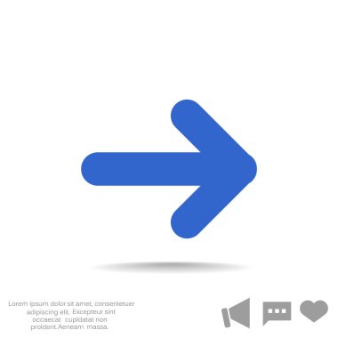 Ok işaret doğru simgesi