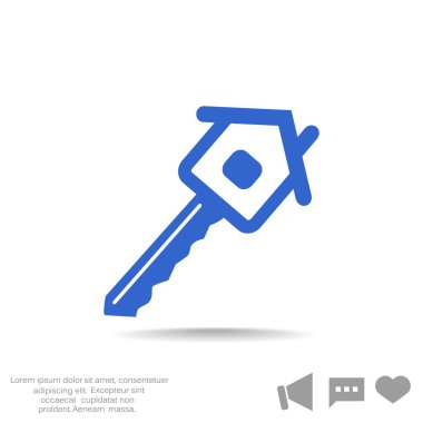 Basit anahtar web simgesi