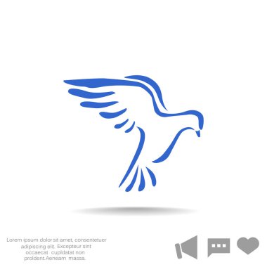 Güvercin, web simgesi.