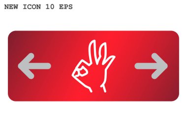  ok işareti web simgesi. 