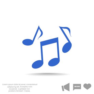 müzik vektör simgesi