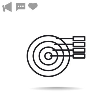 Yüzde kavramı yuvarlak web simgesi