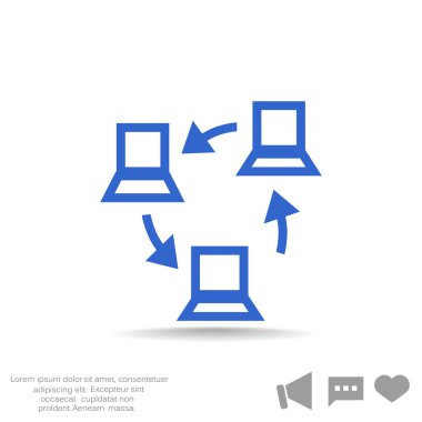 Bilgi değişimi simgesi