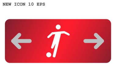 Futbol oyuncu siluet