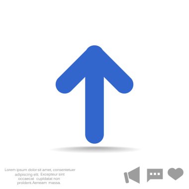 Ok yukarı Web simgesi