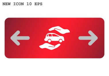 Araba sigorta web simgesi.