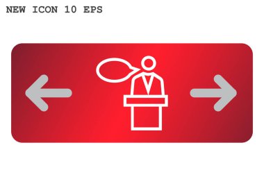 hoparlör simgesi silüeti