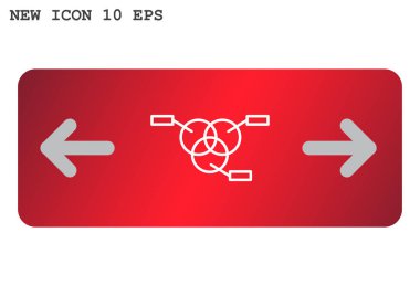 Yüzde kavramı yuvarlak web simgesi