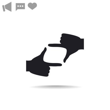 kamera hareketi web simgesi. 