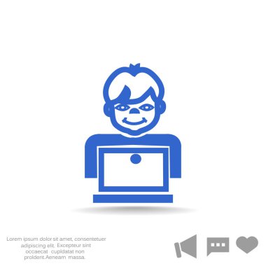 Öğrenci web simgesi. 