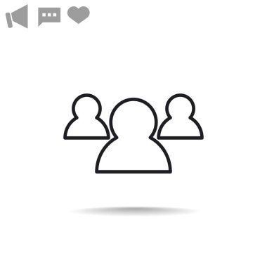 Grup insanların web simgesi