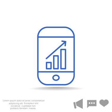 Basit akıllı telefon simgesi