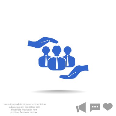 Grup insanların web simgesi