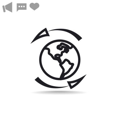 Planet earth web simgesi