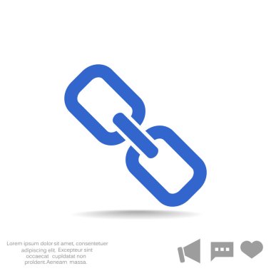 basit zincir simgesi