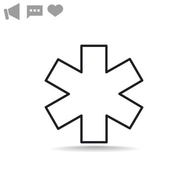 Acil durum web simgesi. 