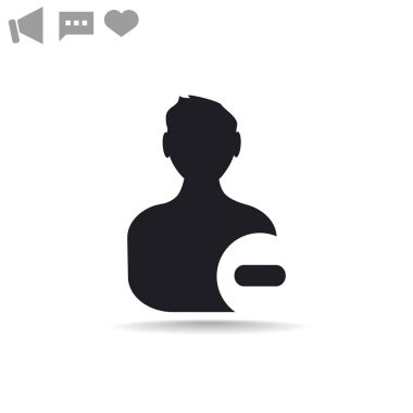 ilgili kişi web simge Sil.