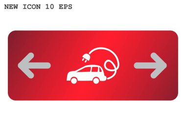 ekolojik araba web simgesi