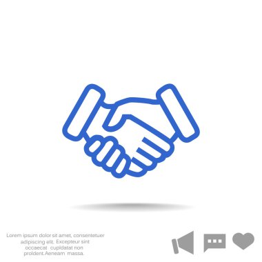 el sıkışma web simgesi. 