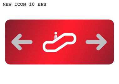Yürüyen merdiven web simgesi