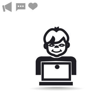 Öğrenci web simgesi. 