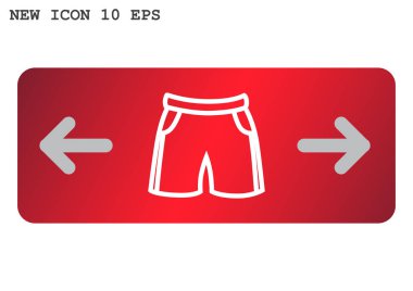 Şort web simgesi.