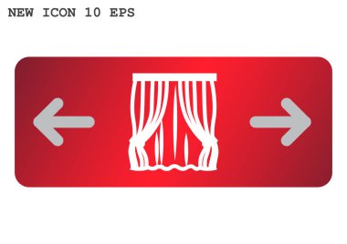 Perdeleri web simgesi.