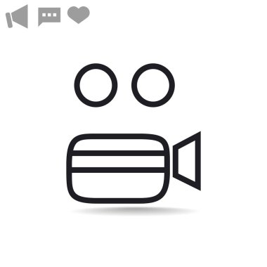 video kamera simgesi