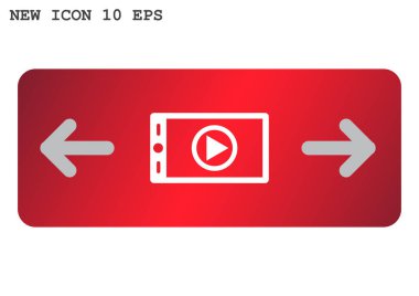 Oynat düğmesini smartphone cep telefonu ile