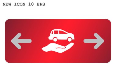 Araba sigorta web simgesi.