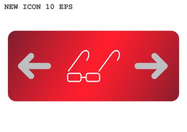 gözlük basit simgesi