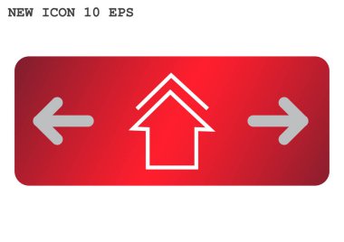 Ok yukarı Web simgesi