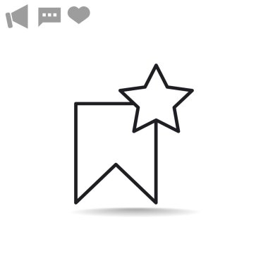 Yıldız etiket web simgesi